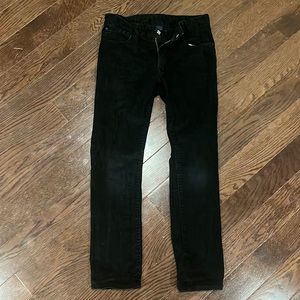 Gap kids black slim corduroy pants size 8